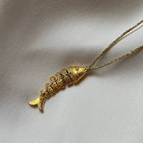 Moving Fish Chain Necklace | Large