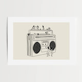 11x14 Art Print | Boom Box