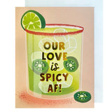 Spicy Margarita Love Card