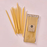 Tall Beeswax Birthday Candles | Natural