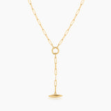 Finn Toggle Lariat Necklace