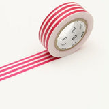 Washi Tape | Raspberry Border
