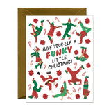 Breakdancing Elves Card