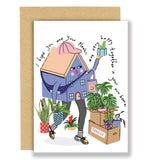 Plant Friend New House Card