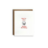 Dust to Dust Birthday Card