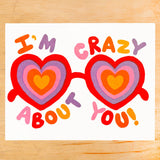 I'm Crazy About You Card