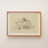 Art Print | Seagull Dinner