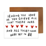 Sending You Love As You Grieve Card
