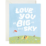 Big Sky Love Card