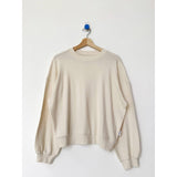 Pointelle Core Sweatshirt | Naturel