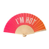 Wooden Fan | I'm Hot Gradient