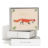 Thanks Fox Boxed Notes | Set of 8