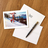 Skiing Lake Tahoe Card