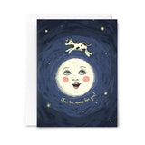 Over The Moon For You Card