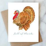 Turkey Thanksgiving Card