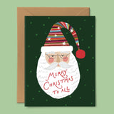 Rosy Cheeks Santa Card