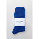 Modal Eyelet Socks | Cobalt