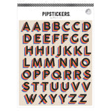 Pipstickers | Color Stacked Big Alphabet
