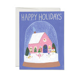 Snowman Village Card