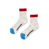 Color Block Girlfriend Socks | Blue + Red