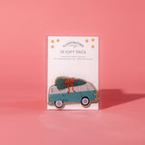 Holiday Bus Sticker Tags | Pack of 10