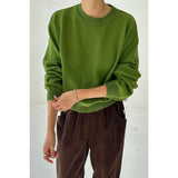 Milo Cotton Sweater | Avocado