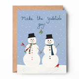 Yuletide Snowmen Card