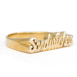 Sandwiches Ring | Brass