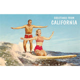 Greetings From California Postcard