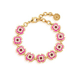Dianthus Link Bracelet | Pink