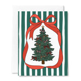 Festive Bow + Tree Card