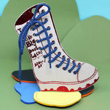 Big Boot Laces | Blue + Black