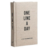 Canvas One Line a Day | A Five-Year Memory Book