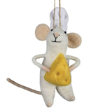 Cheese Mouse Ornament