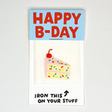 Happy Birthday Cake Iron-On