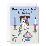Purrfect Birthday Card