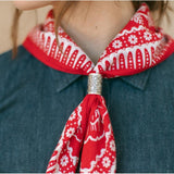 Cotton Ramble Bandana | Red Hot