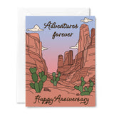 Adventure Forever Anniversary Card