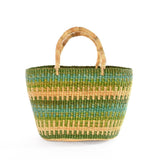 Labadi Beach Patterned Grass Tote