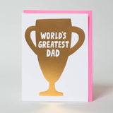 Dad Gold Trophy Card