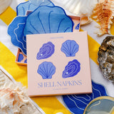 Set of 4 Cocktail Napkins | Shell