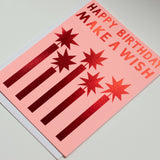 Red Foil Birthday Card