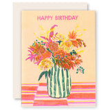 Happy Birthday Stripes Card