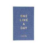 One Line A Day Journal | Denim