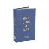 One Line A Day Journal | Denim