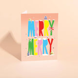 Merry Village Holiday Card