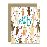Let's Pawty Card