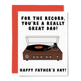 For The Record Dad Card