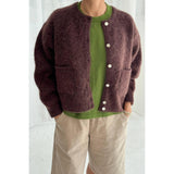 Amélie Alpaca Cardigan | Chocolate