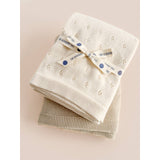 Heirloom Pique Blanket | Cream